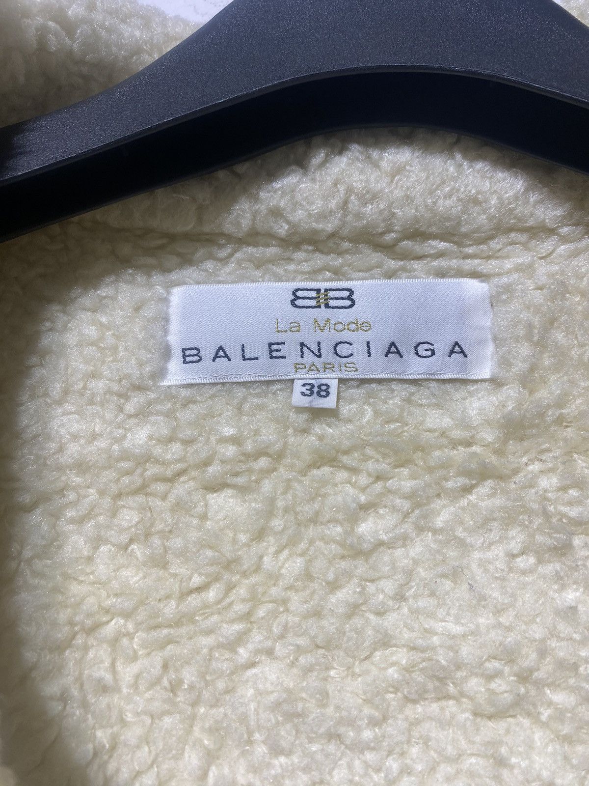 Vintage VINTAGE BALACIAGA FLEECE JECKET Size S / US 4 / IT 40 - 6 Thumbnail