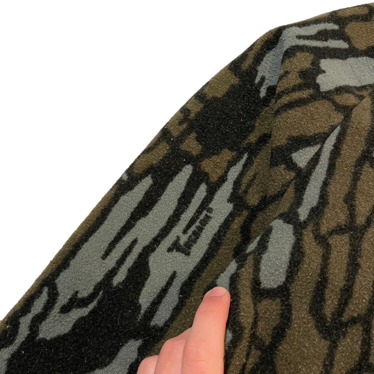 Other Vintage Treebark Fleece Camo Zip Hoodie polartec Size US M / EU 48-50 / 2 - 2 Thumbnail