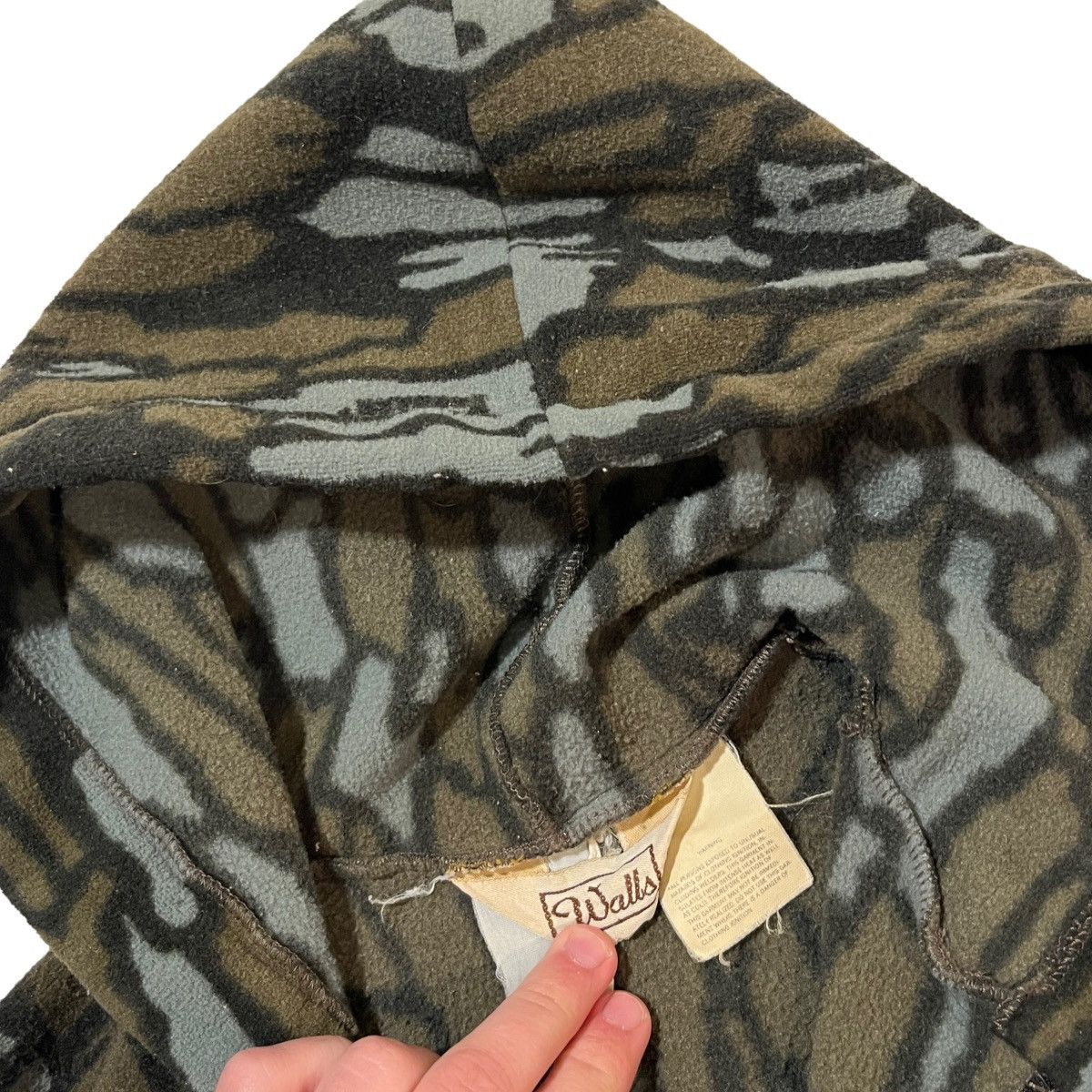 Other Vintage Treebark Fleece Camo Zip Hoodie polartec Size US M / EU 48-50 / 2 - 4 Thumbnail