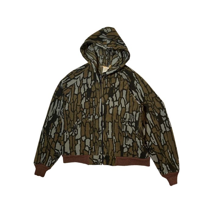 Tree bark camo store hoodie