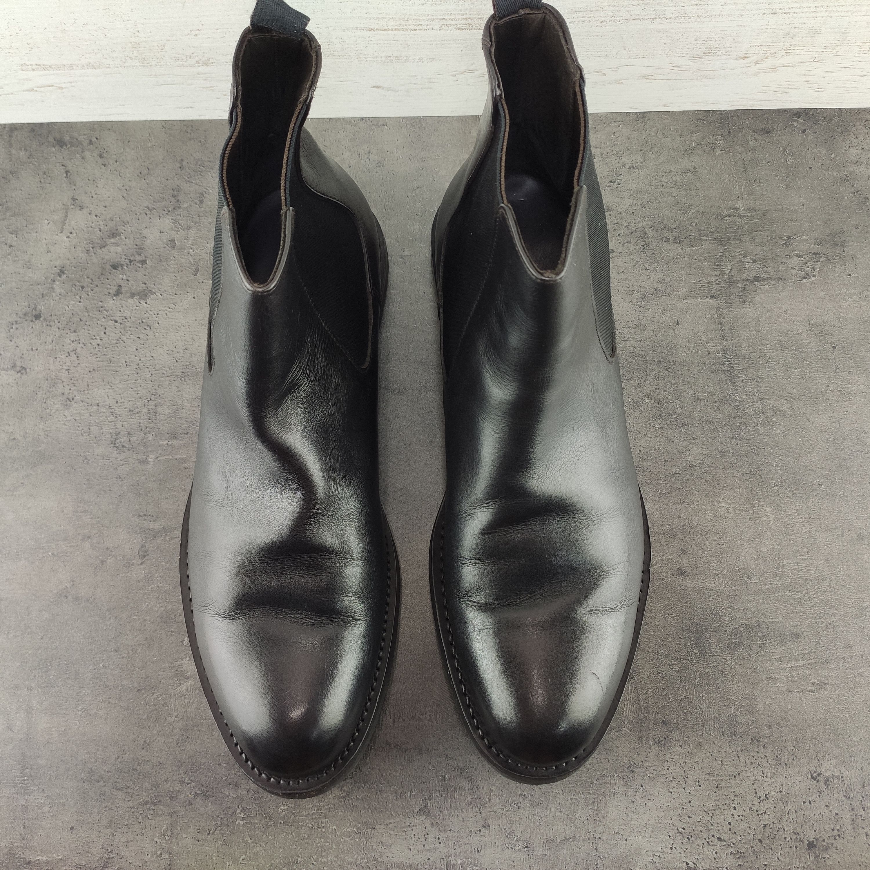 Prada Prada Chelsea Boots Black Leather Size US 12 / EU 45 - 9 Thumbnail