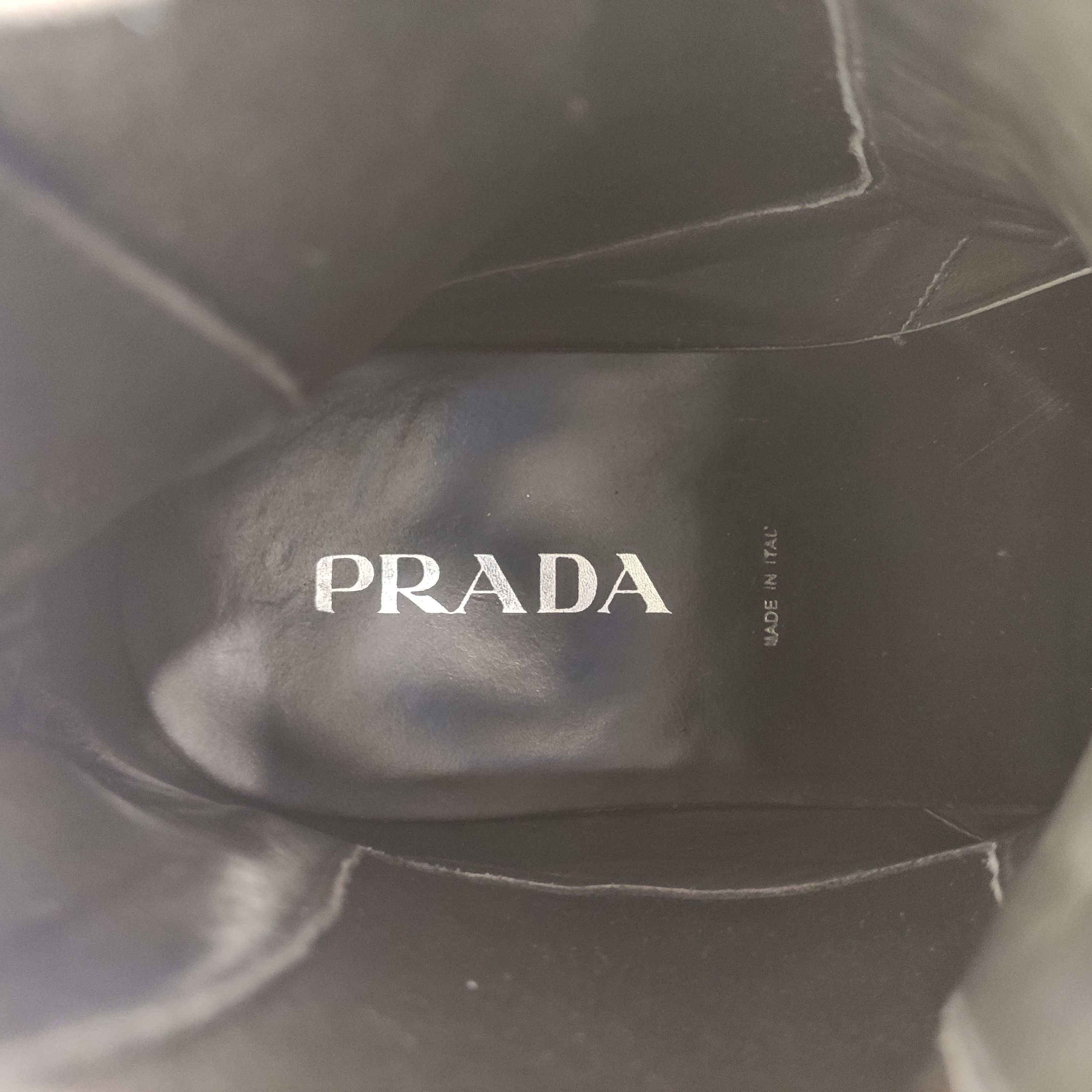 Prada Prada Chelsea Boots Black Leather Size US 12 / EU 45 - 11 Thumbnail