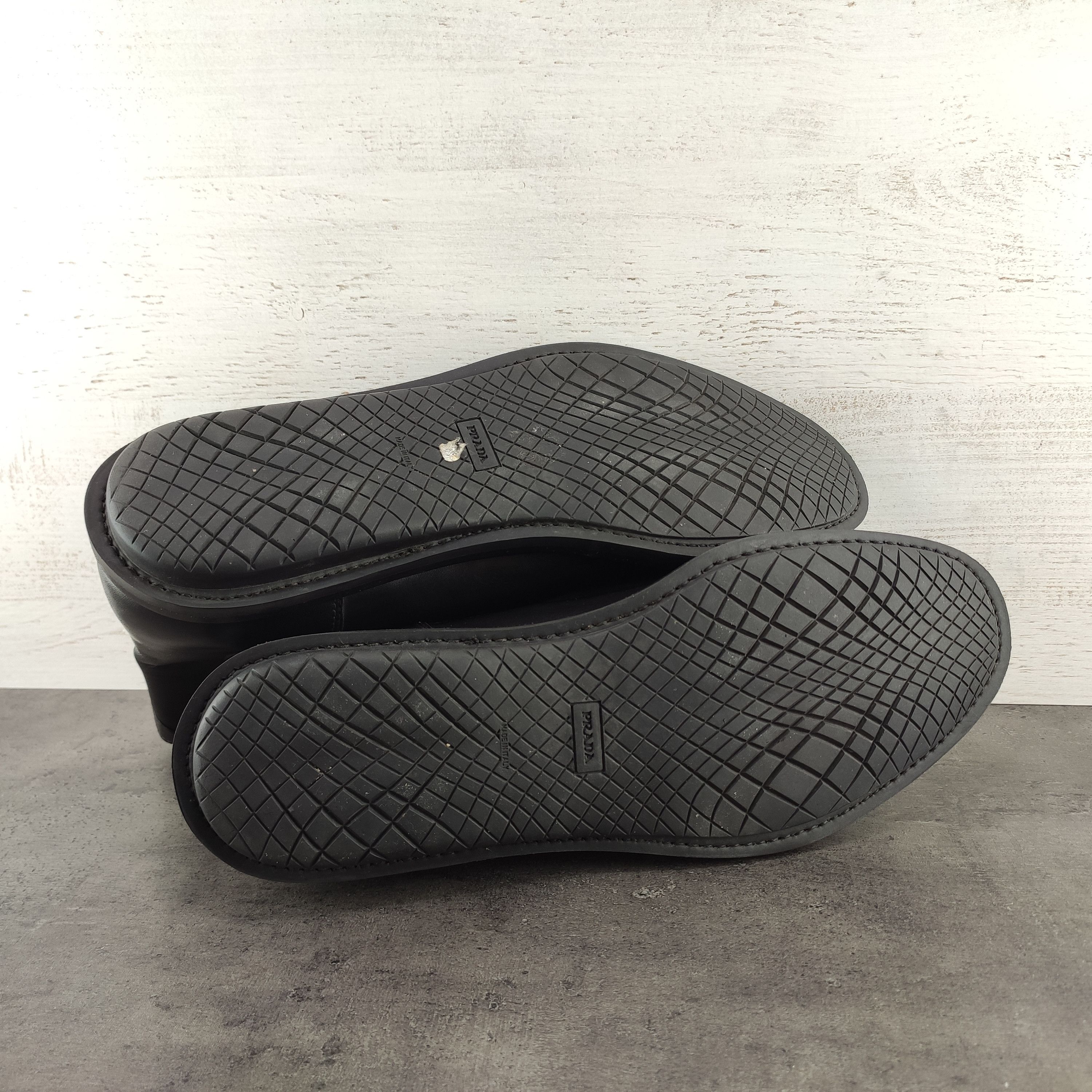 Prada Prada Chelsea Boots Black Leather Size US 12 / EU 45 - 6 Thumbnail