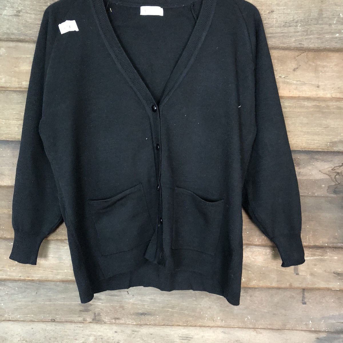 Japanese Brand Venticello vintage japan knitwear Black Cardigan #460B Size L / US 10 / IT 46 - 3 Thumbnail