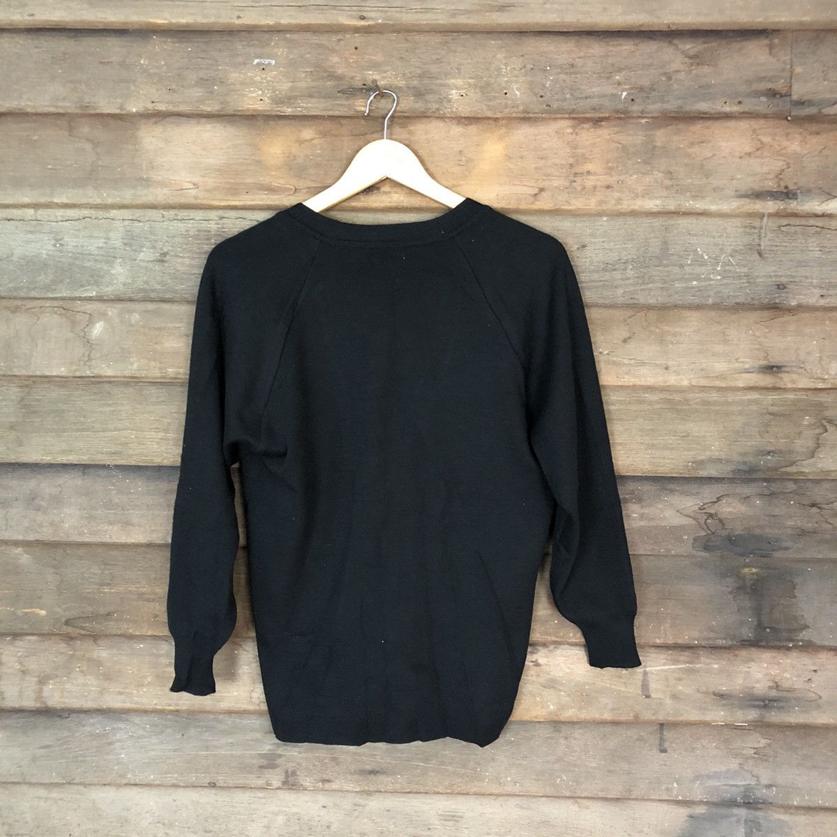 Japanese Brand Venticello vintage japan knitwear Black Cardigan #460B Size L / US 10 / IT 46 - 9 Thumbnail