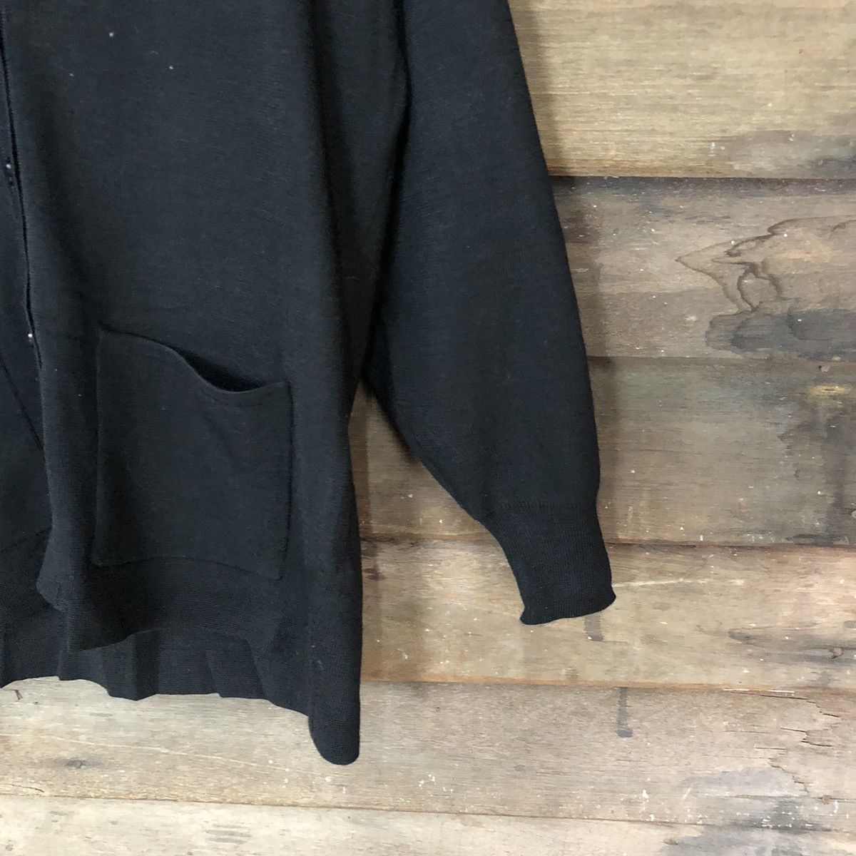 Japanese Brand Venticello vintage japan knitwear Black Cardigan #460B Size L / US 10 / IT 46 - 5 Thumbnail