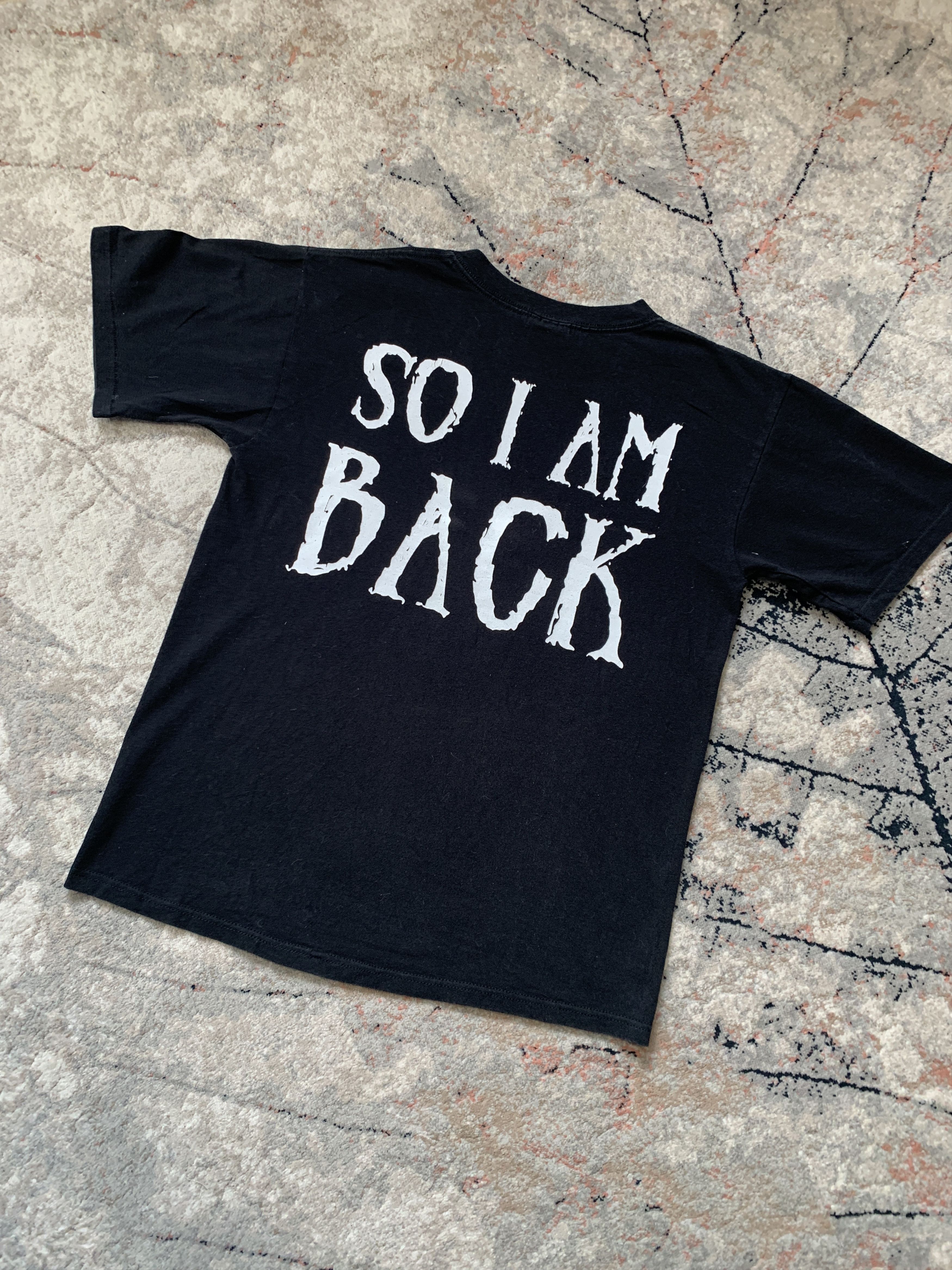 Band Tees × Vintage Vintage Hell Was Overloaded So I Am Back Tee Size US M / EU 48-50 / 2 - 3 Thumbnail