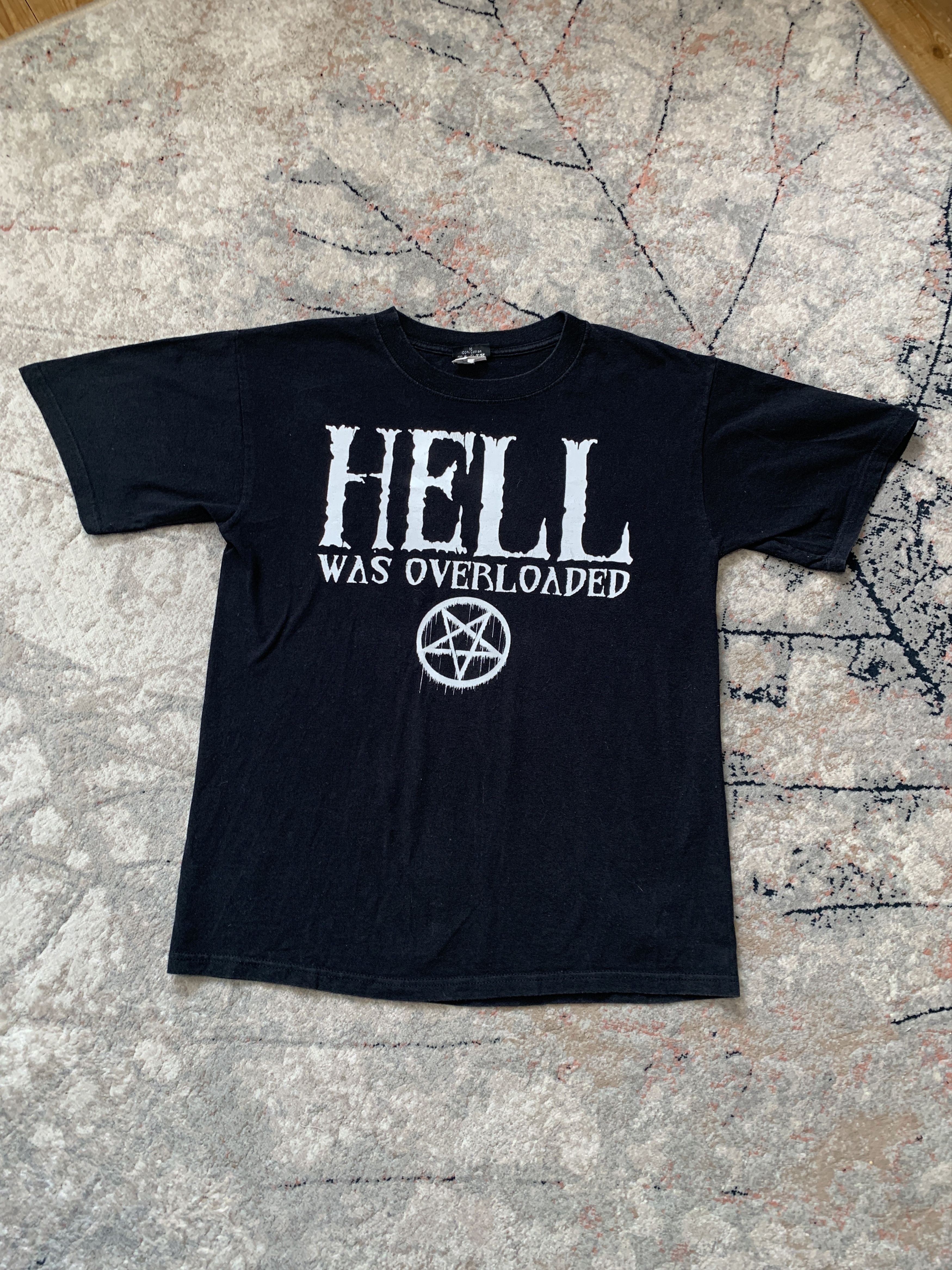 Band Tees × Vintage Vintage Hell Was Overloaded So I Am Back Tee Size US M / EU 48-50 / 2 - 2 Thumbnail