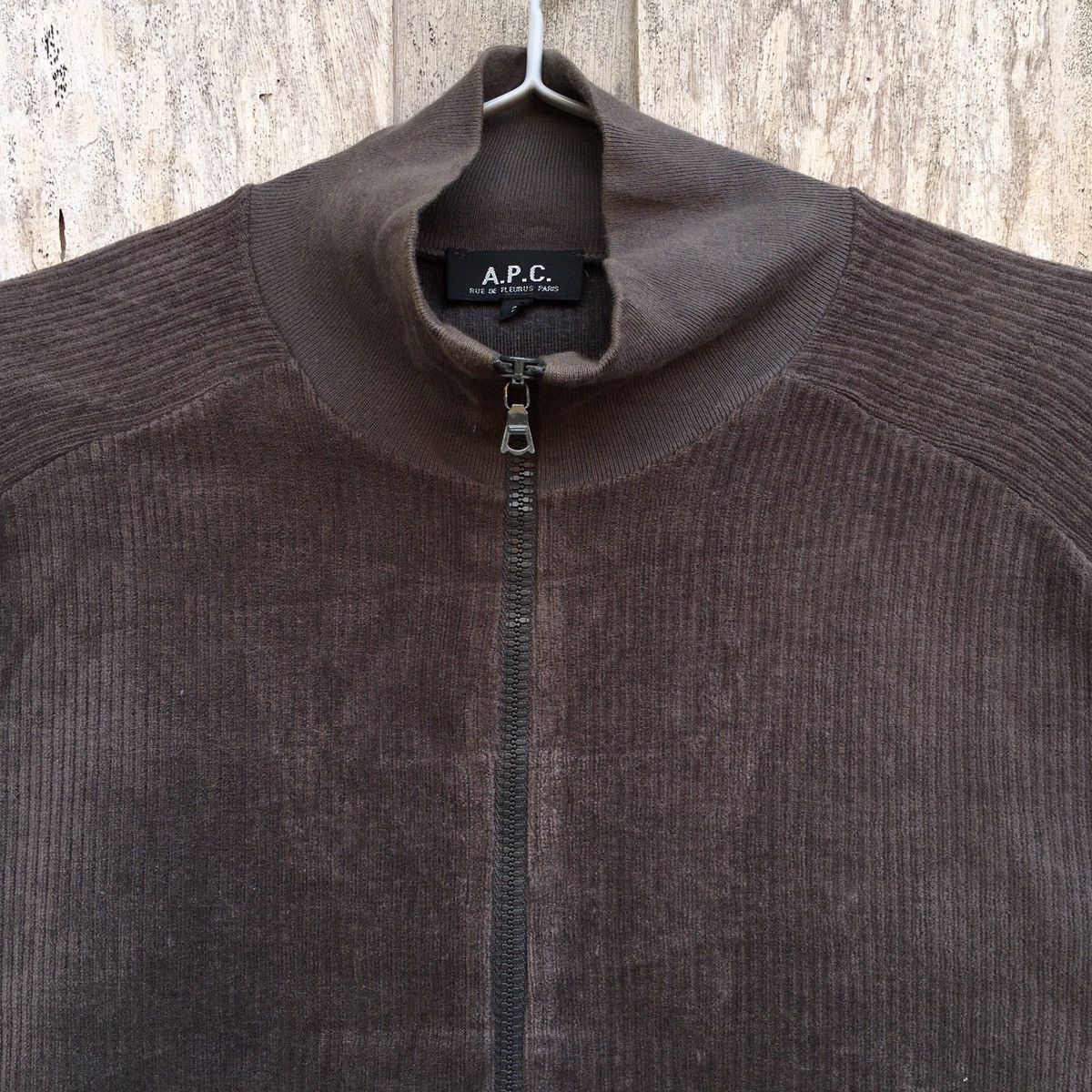 A.P.C. × Vintage Vintage APC Paris Corduroy Zip Up Jacket Size M / US 6-8 / IT 42-44 - 2 Thumbnail