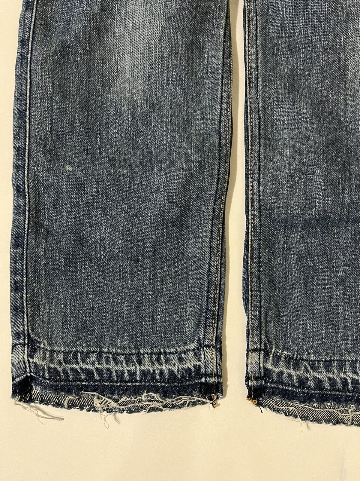Comme des Garcons AW07 Raw Hem Jeans Size US 29 - 3 Thumbnail