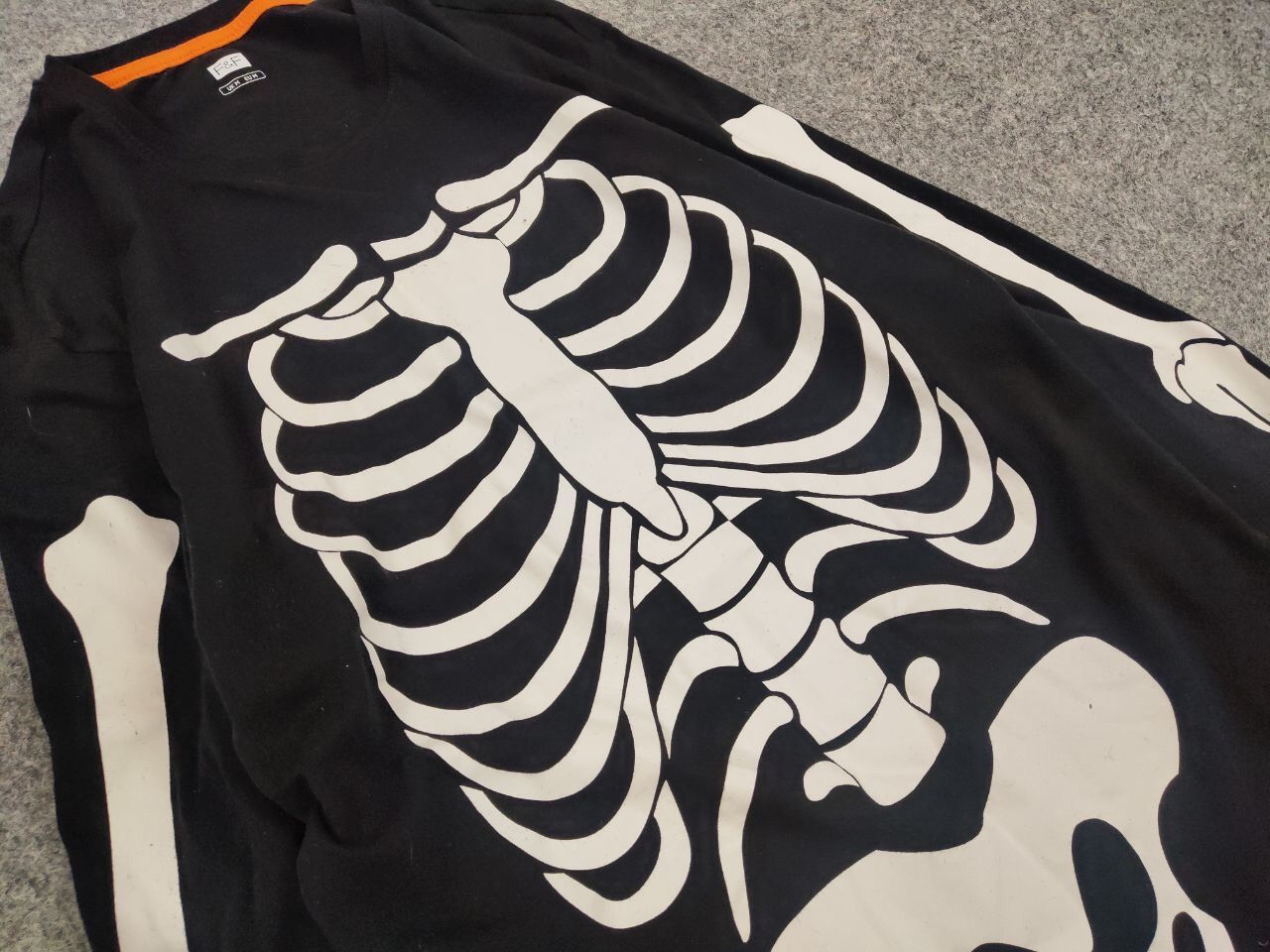 Japanese Brand Vintage Y2K Skeleton Japan Logo Black Light Long Sleeve Size US M / EU 48-50 / 2 - 12 Thumbnail