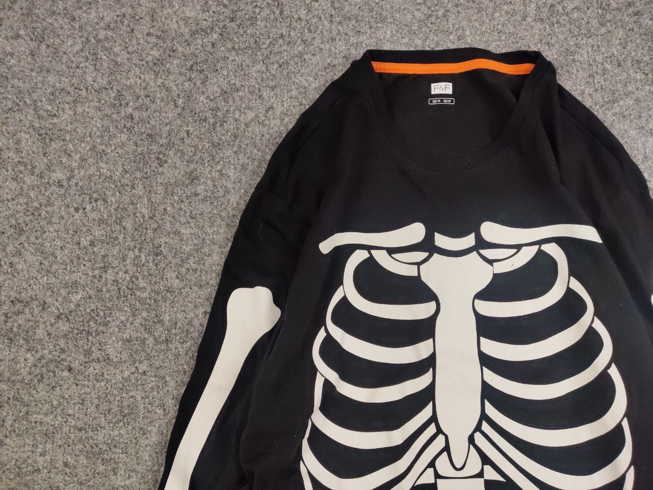 Japanese Brand Vintage Y2K Skeleton Japan Logo Black Light Long Sleeve Size US M / EU 48-50 / 2 - 11 Thumbnail