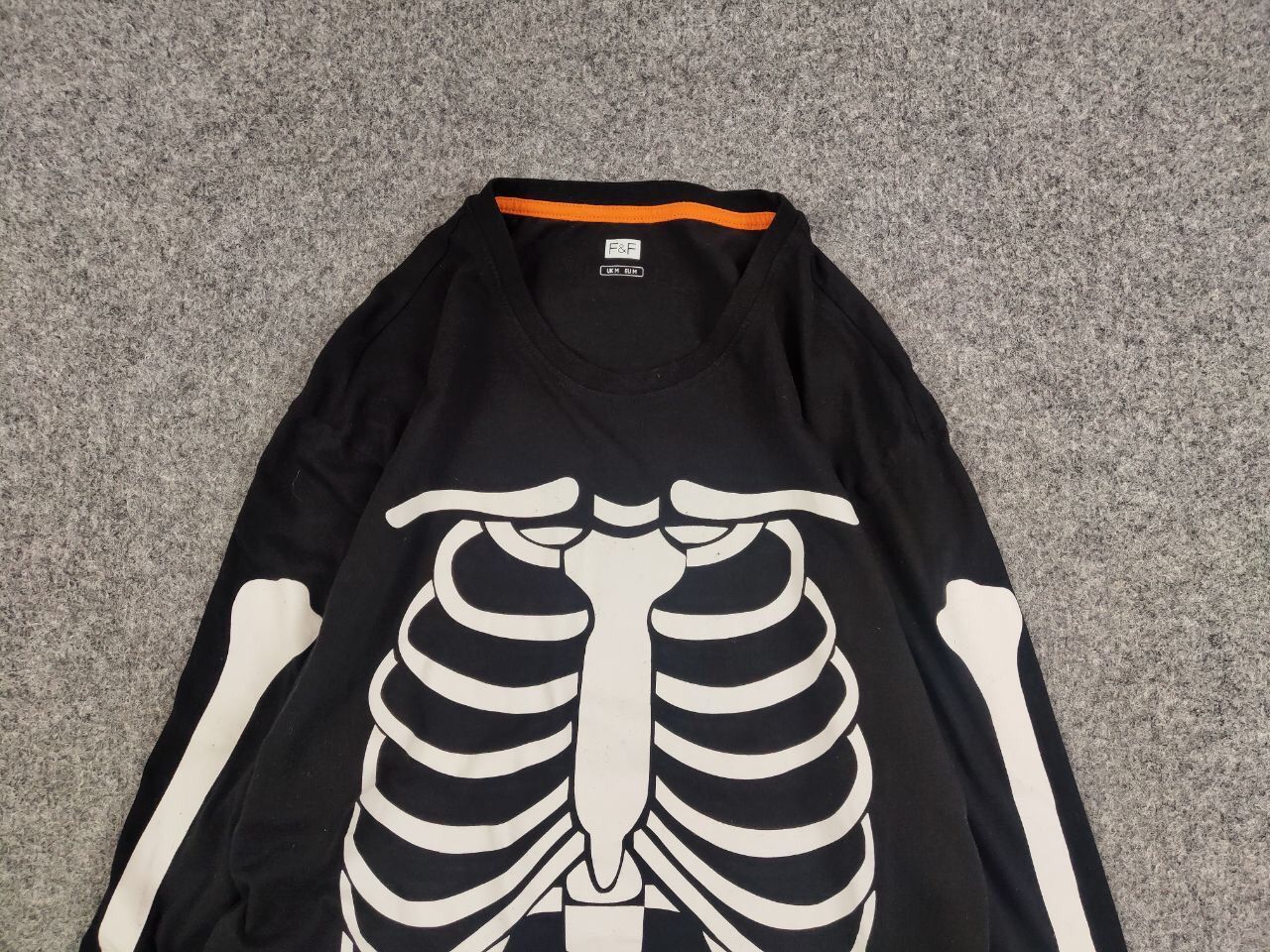 Japanese Brand Vintage Y2K Skeleton Japan Logo Black Light Long Sleeve Size US M / EU 48-50 / 2 - 8 Thumbnail