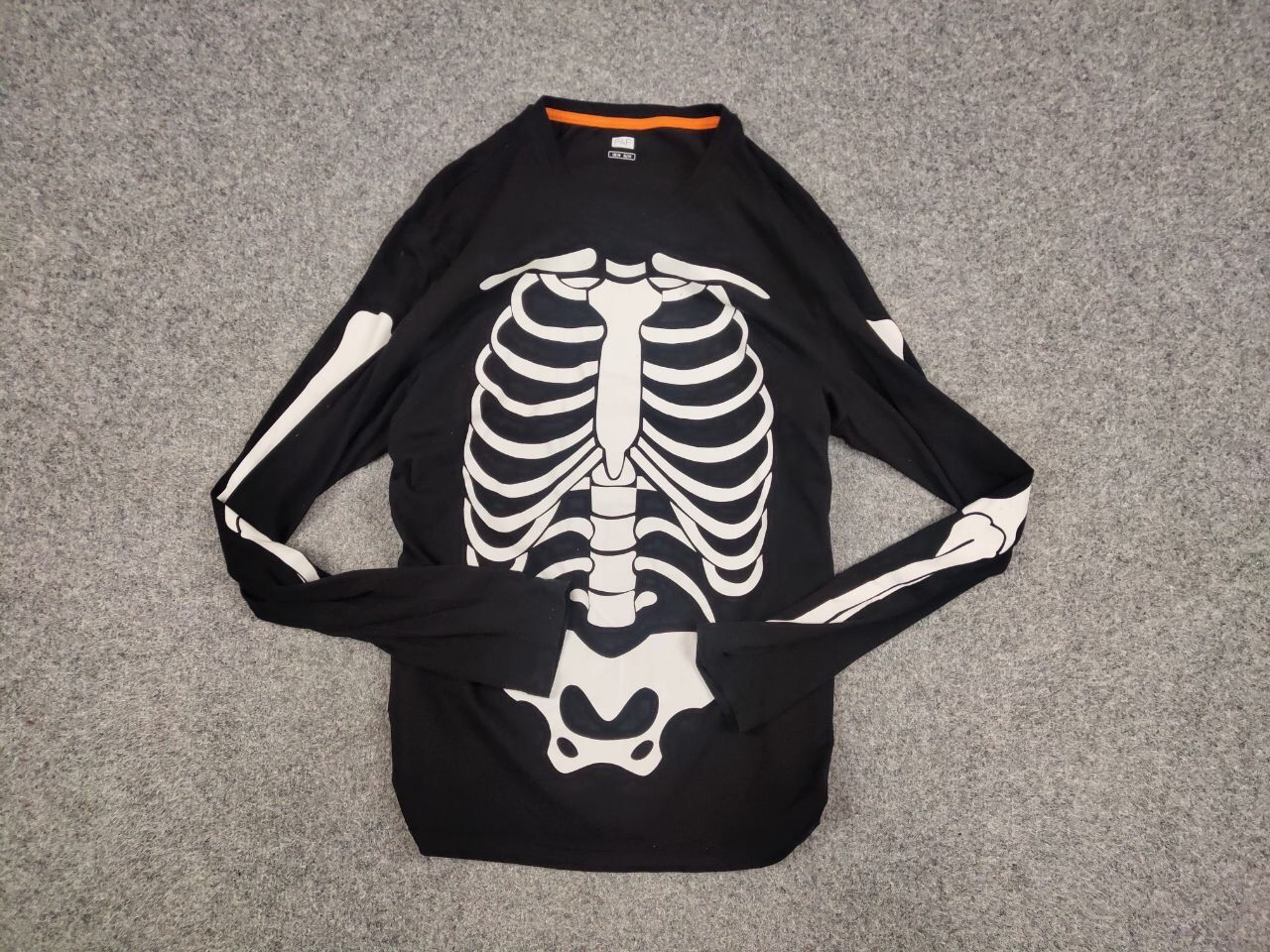 Japanese Brand Vintage Y2K Skeleton Japan Logo Black Light Long Sleeve Size US M / EU 48-50 / 2 - 13 Thumbnail