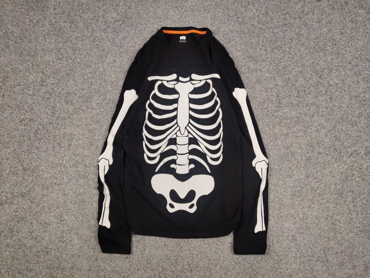 Japanese Brand Vintage Y2K Skeleton Japan Logo Black Light Long Sleeve Size US M / EU 48-50 / 2 - 1 Thumbnail