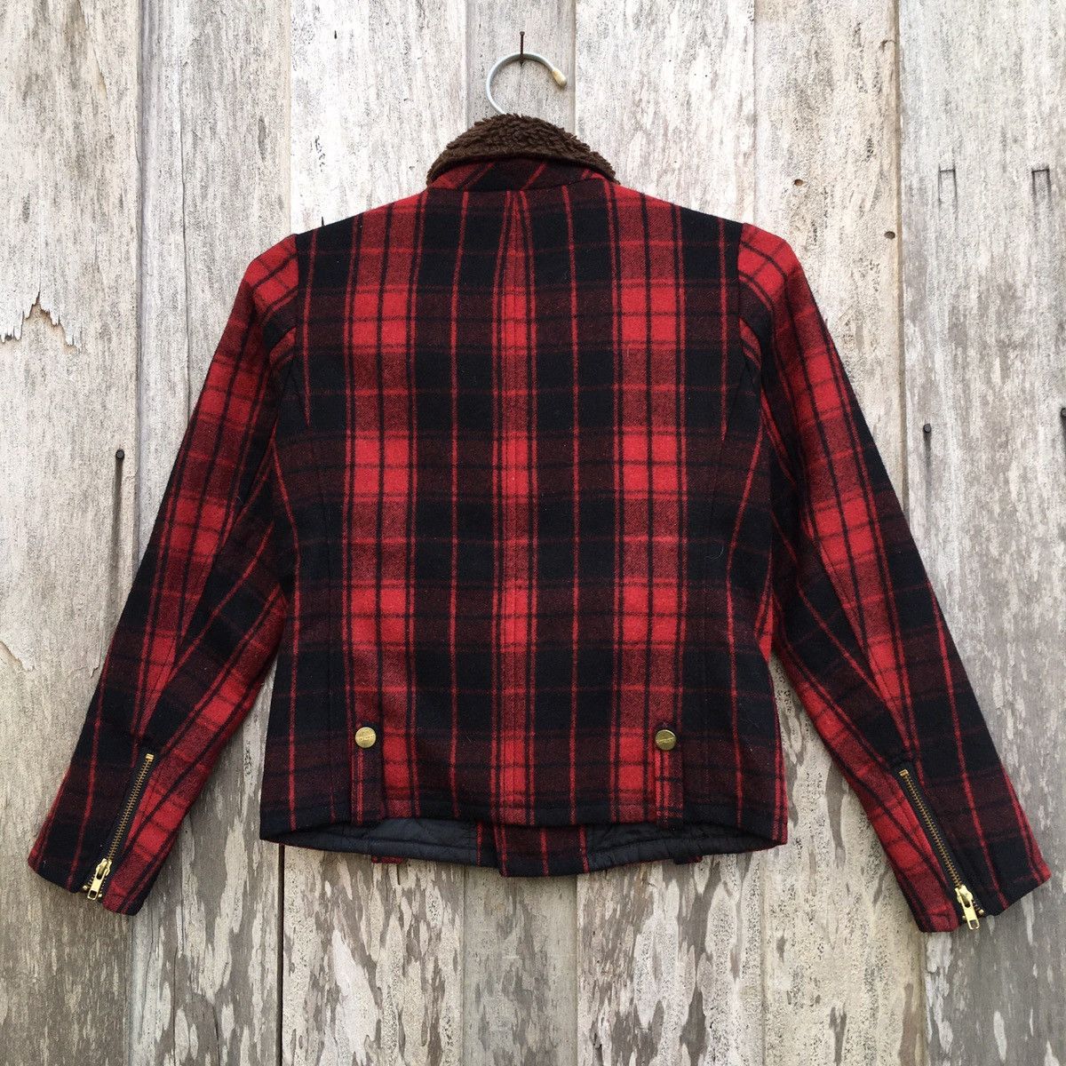 Carhartt × Vintage Vintage Carhartt Double Collar Plaid Jacket Size S / US 4 / IT 40 - 11 Thumbnail