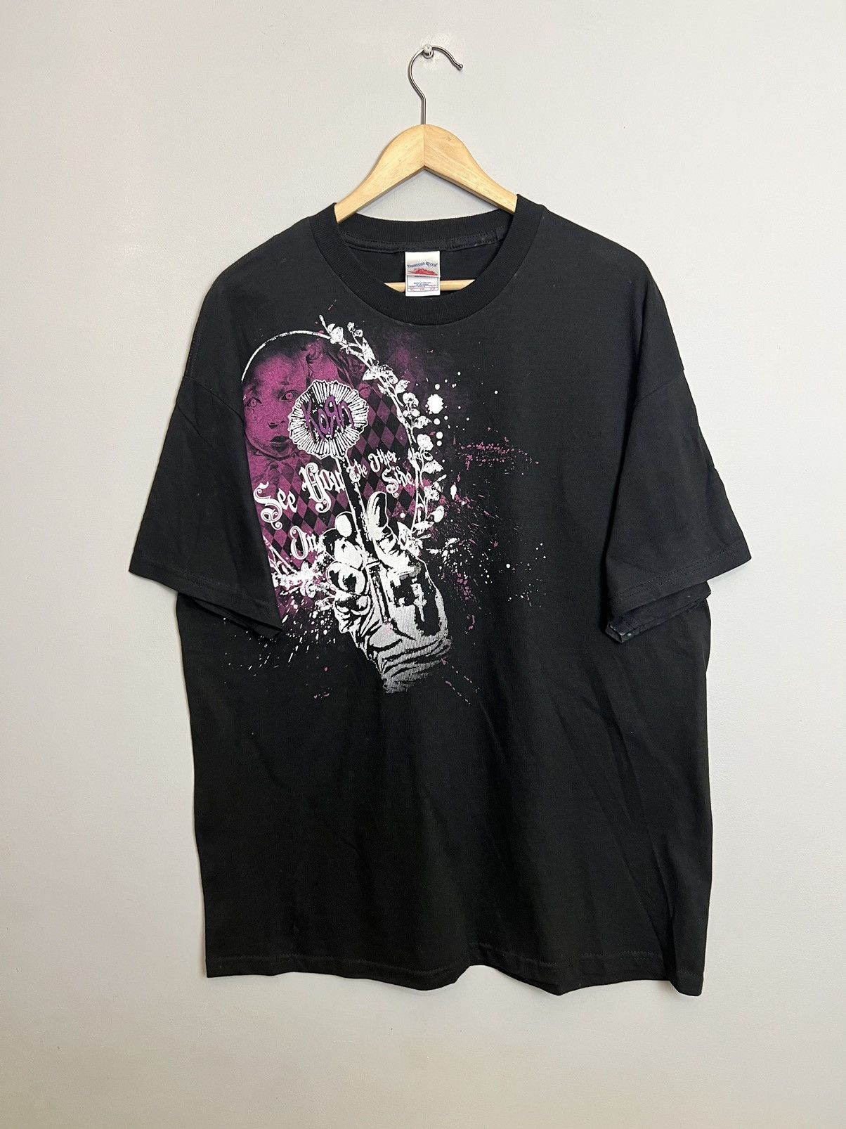 Band Tees Vintage 2000s Korn See You On The Other Side Band T Shirt Size US XL / EU 56 / 4 - 1 Thumbnail