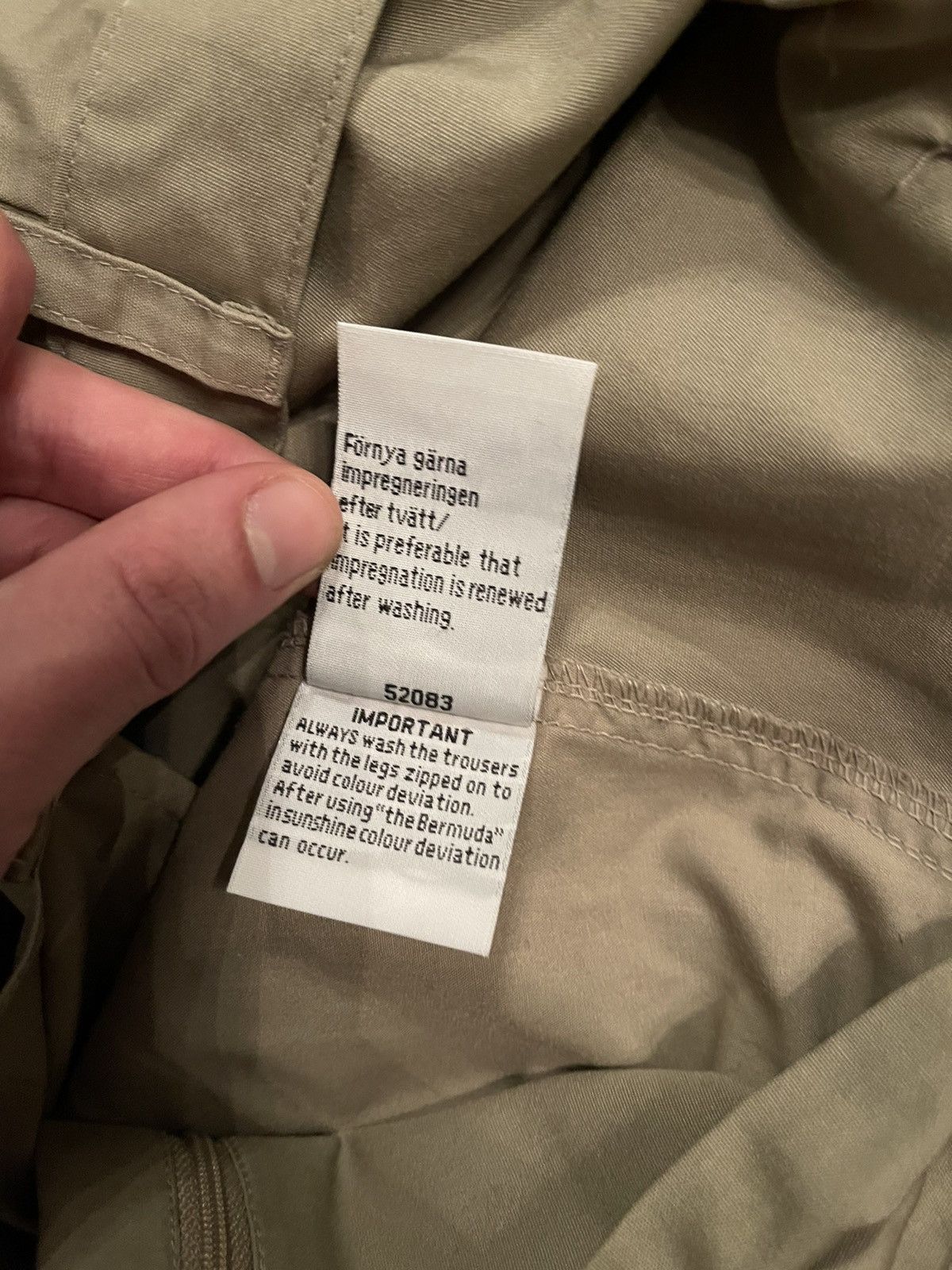 Fjallraven × Vintage Fjallraven g-1000 waxed cotton pants Size US 34 / EU 50 - 13 Thumbnail