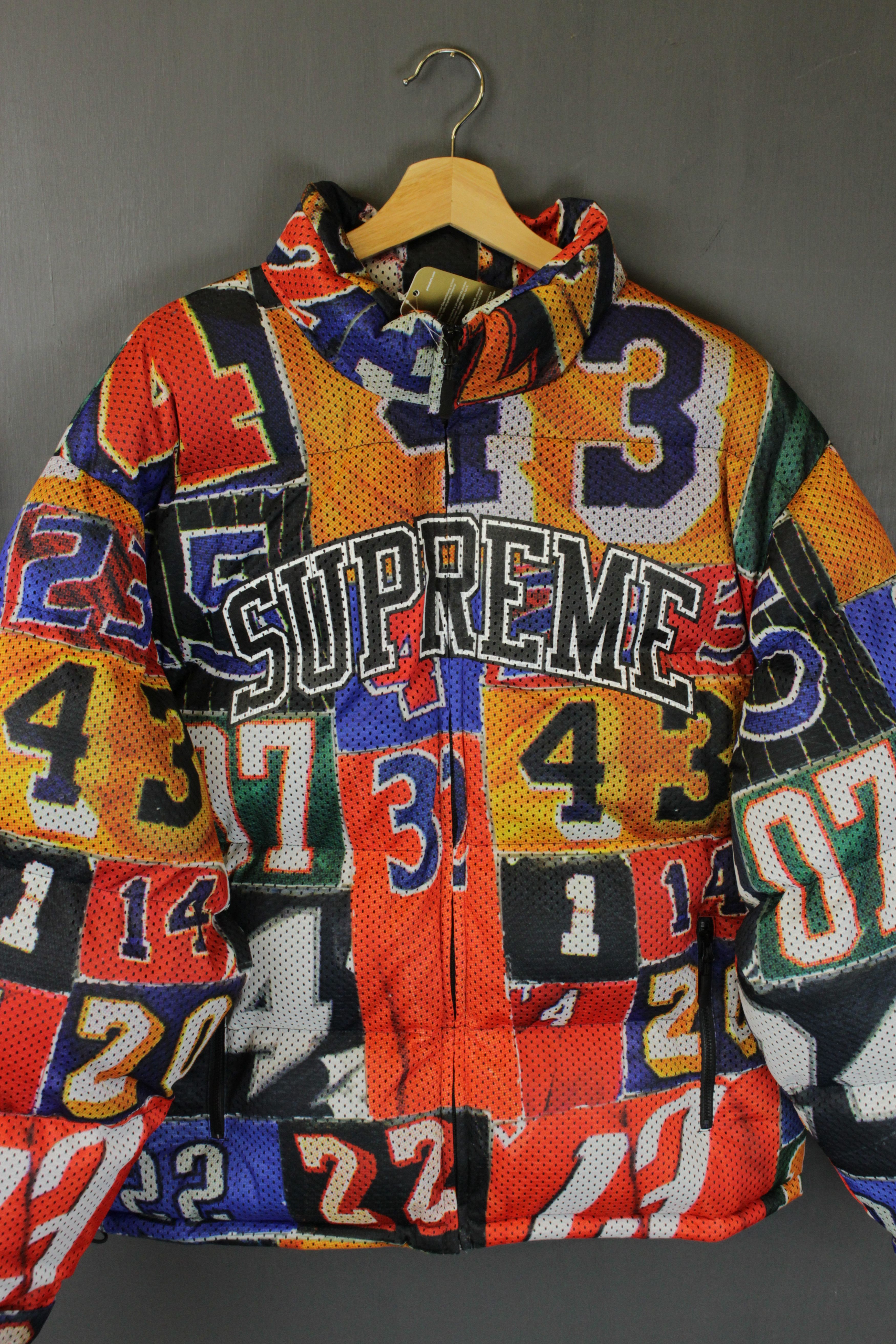 Supreme Mesh Jersey Puffer Jacket