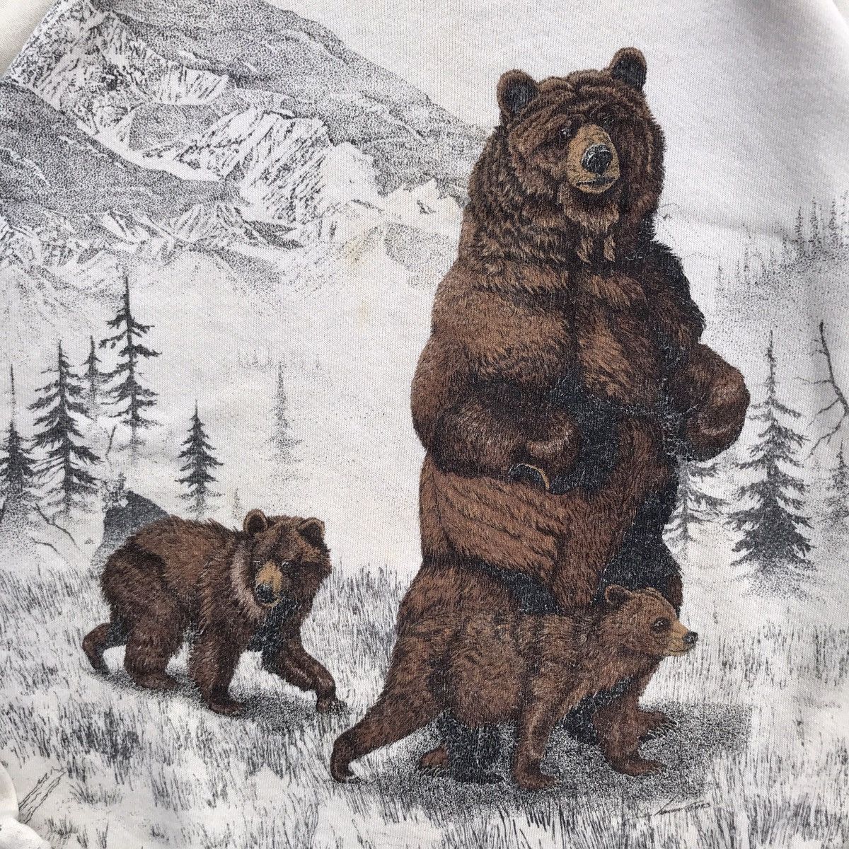 The Mountain Vintage 90's Heavyweight by Lee Habitats Bear Crewneck Size US L / EU 52-54 / 3 - 5 Thumbnail