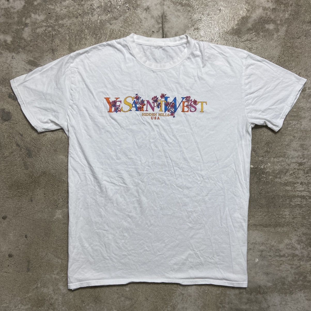 Vintage YeSaintWest - RARE Y2K BOXY FIT TEE - № 170 Size US L / EU 52-54 / 3 - 1 Thumbnail