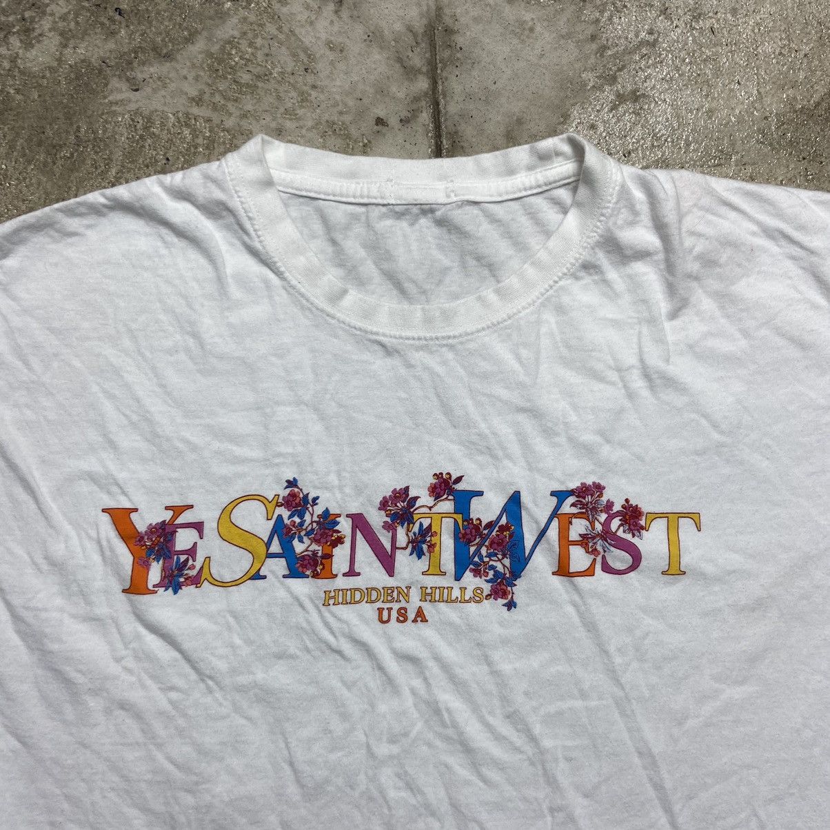 Vintage YeSaintWest - RARE Y2K BOXY FIT TEE - № 170 Size US L / EU 52-54 / 3 - 3 Thumbnail