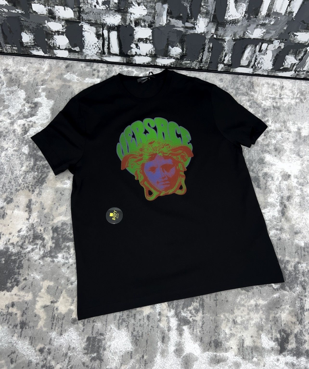 Versace Medusa head logo t shirt