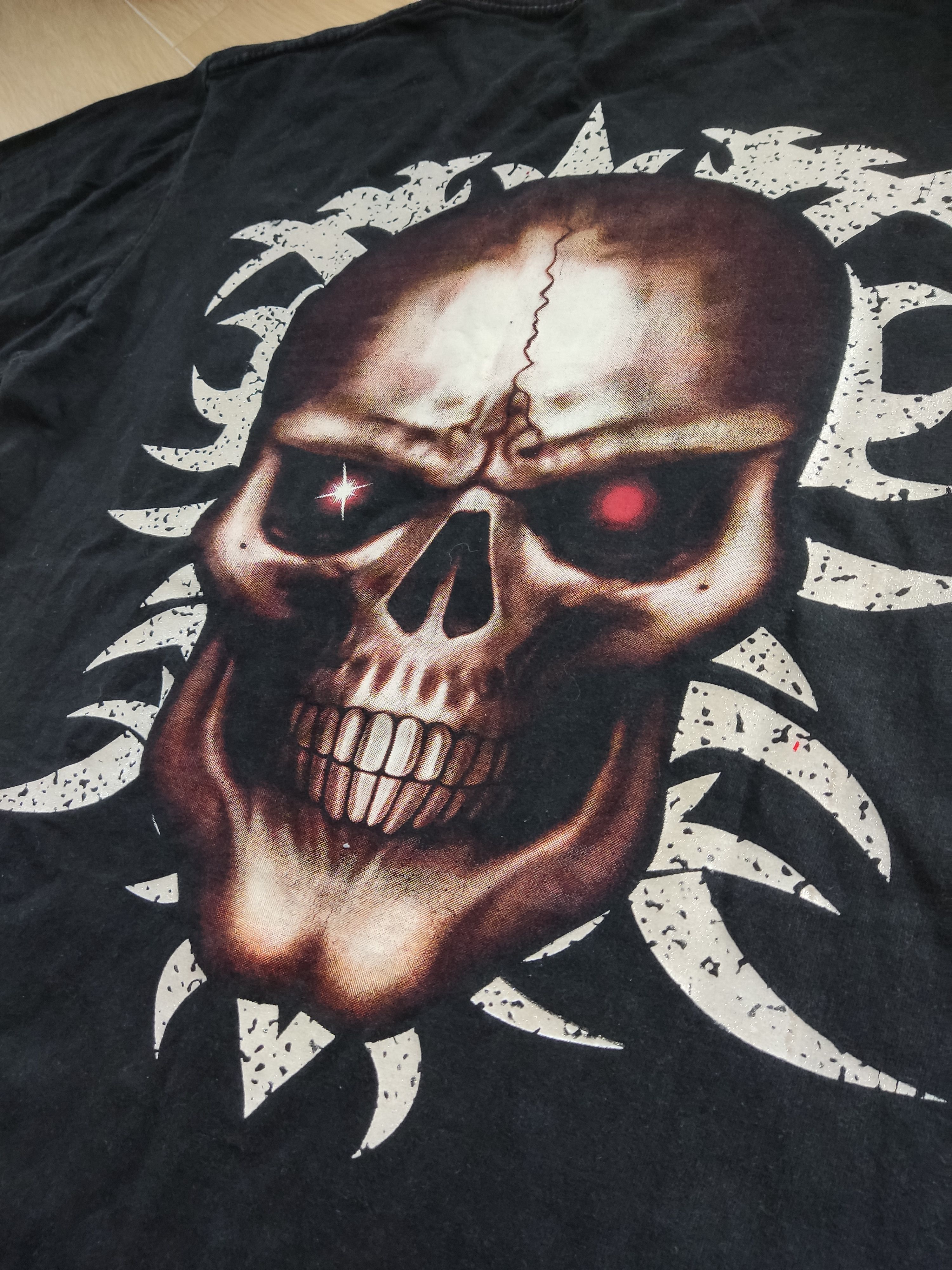 Liquid Blue Vintage Liquid Blue Skulls Style Semetary y2k punk rock skul Size US L / EU 52-54 / 3 - 4 Thumbnail