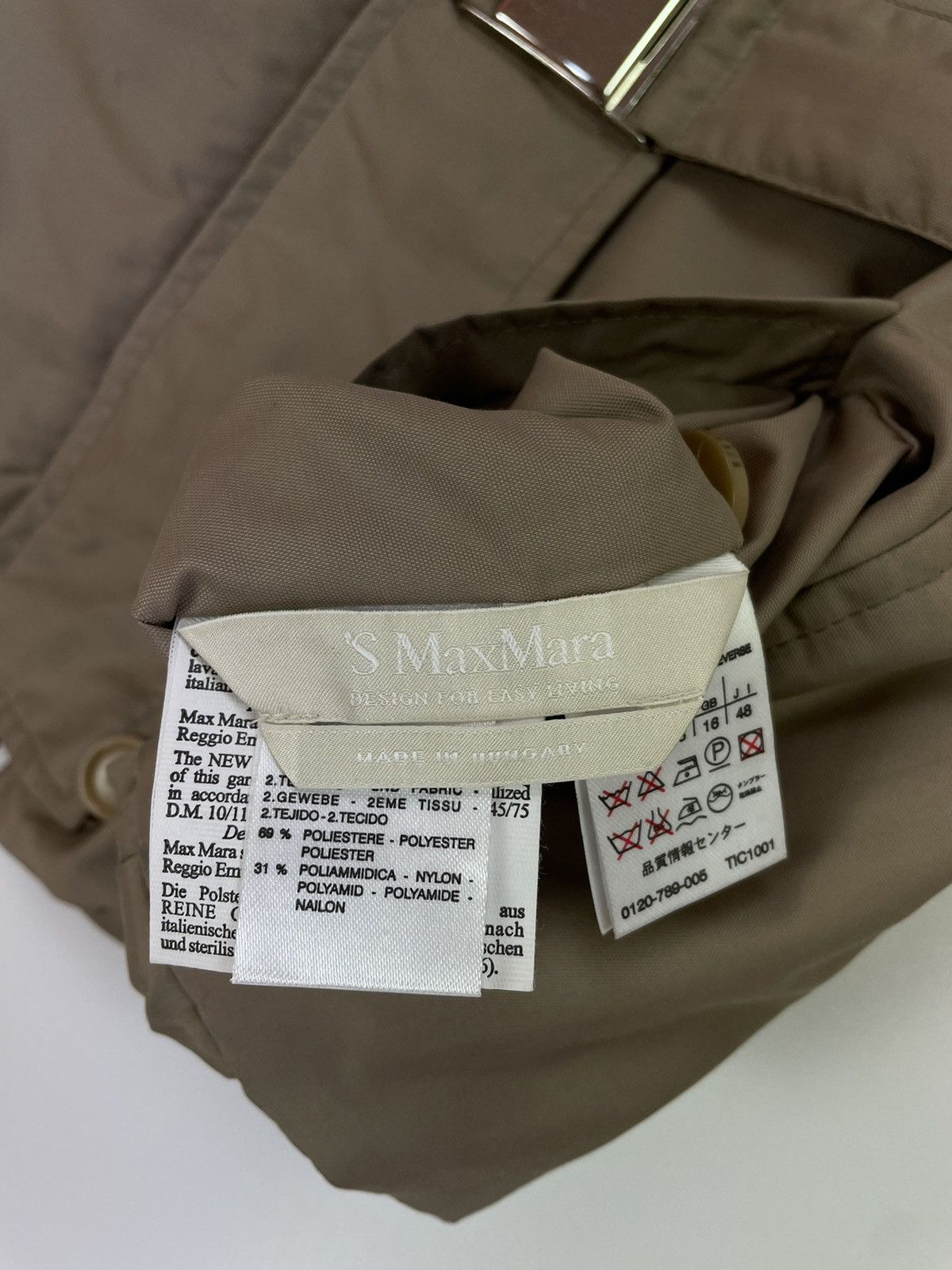 Max Mara S MaxMara revisible down beige jacket size 46 Size XL / US 12-14 / IT 48-50 - 16 Thumbnail