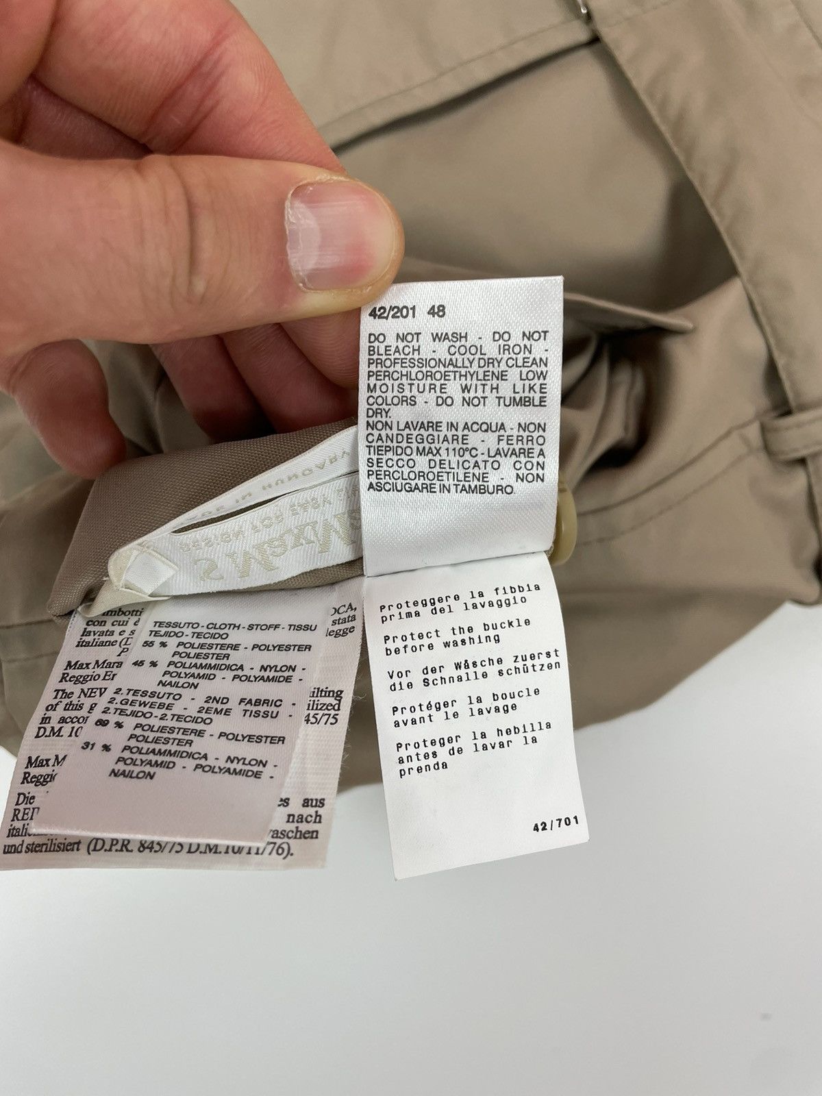 Max Mara S MaxMara revisible down beige jacket size 46 Size XL / US 12-14 / IT 48-50 - 19 Thumbnail
