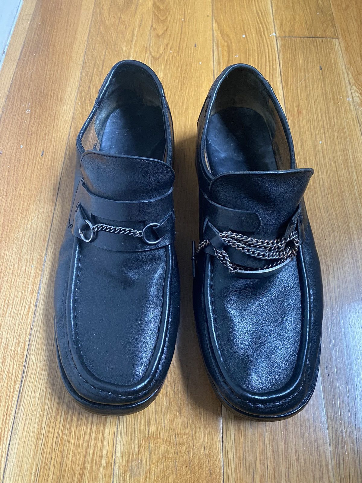 Maison margiela chain on sale loafers