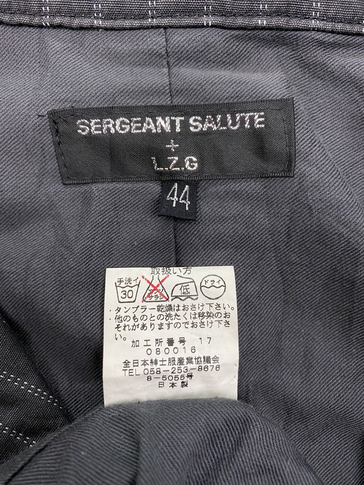 Japanese Brand Sergeant Salute X L.Z.G Stripes Jacket Size US S / EU 44-46 / 1 - 9 Thumbnail