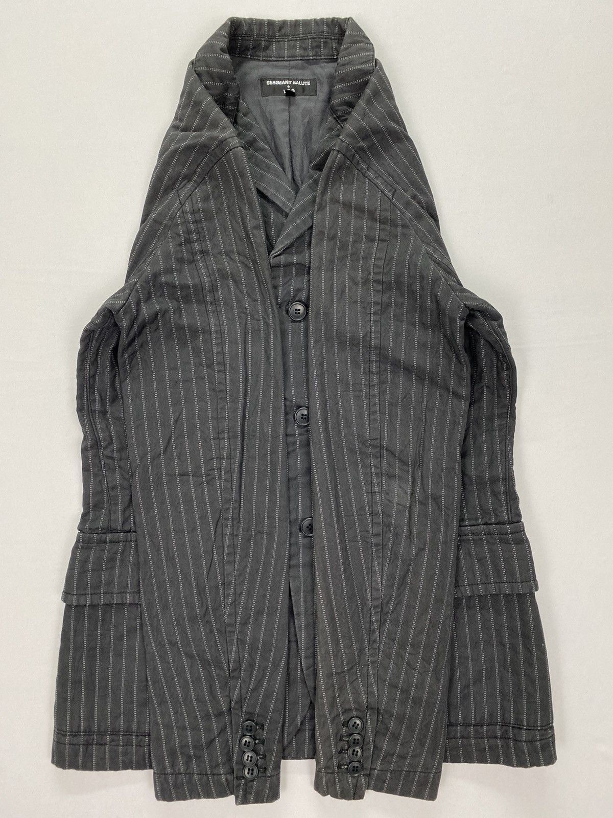 Japanese Brand Sergeant Salute X L.Z.G Stripes Jacket Size US S / EU 44-46 / 1 - 5 Thumbnail