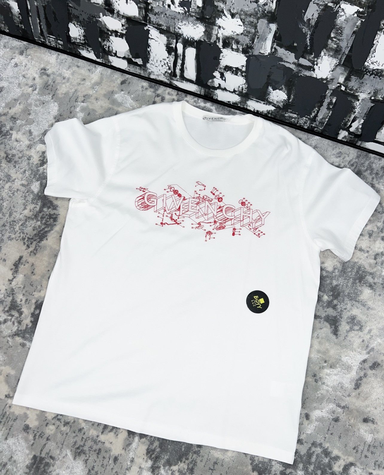 Givenchy logo t shirt