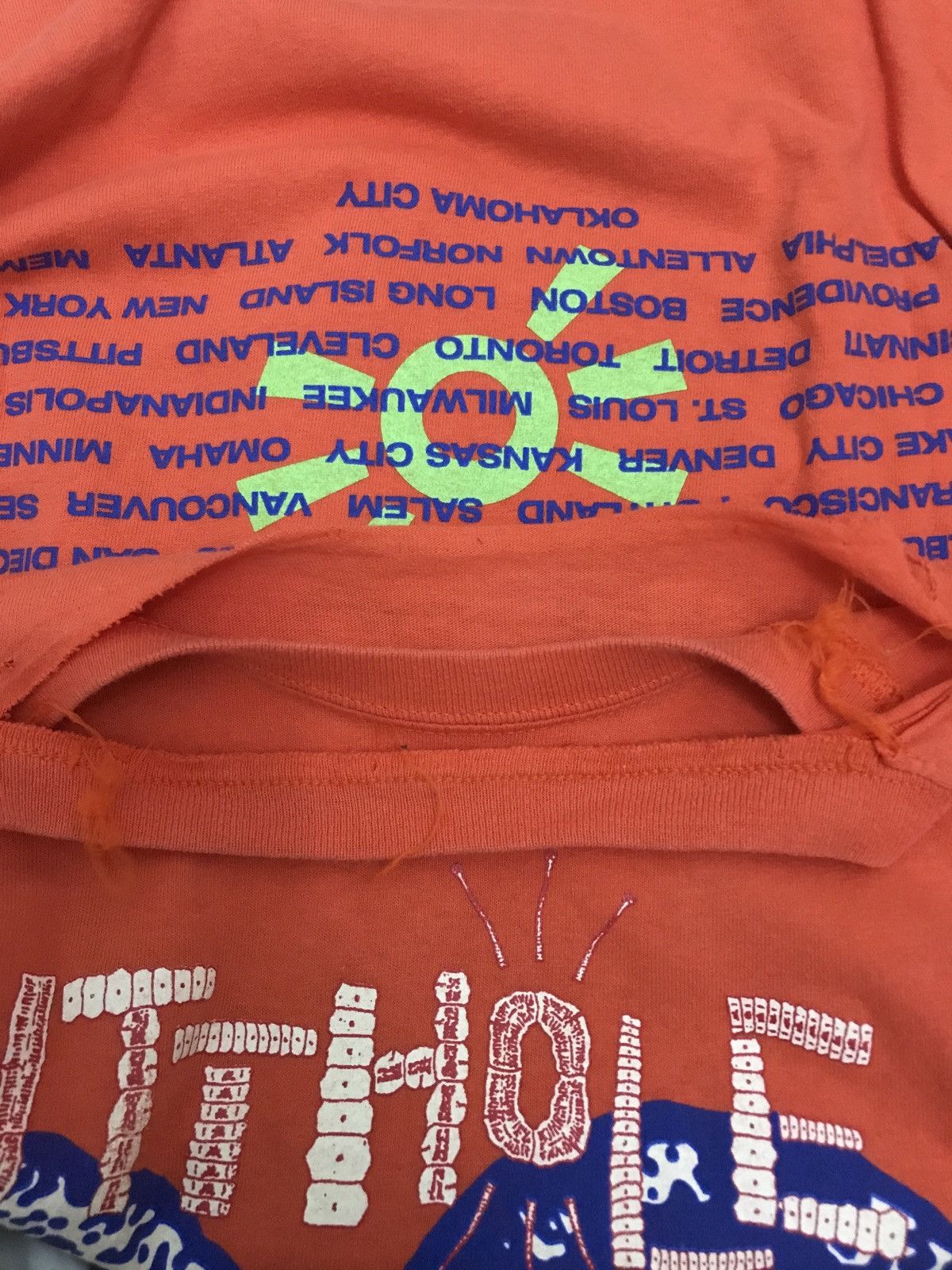 Band Tees Vtg 90s Butthole Surfers Independent Worm Saloon Tour Tees Size US S / EU 44-46 / 1 - 3 Thumbnail