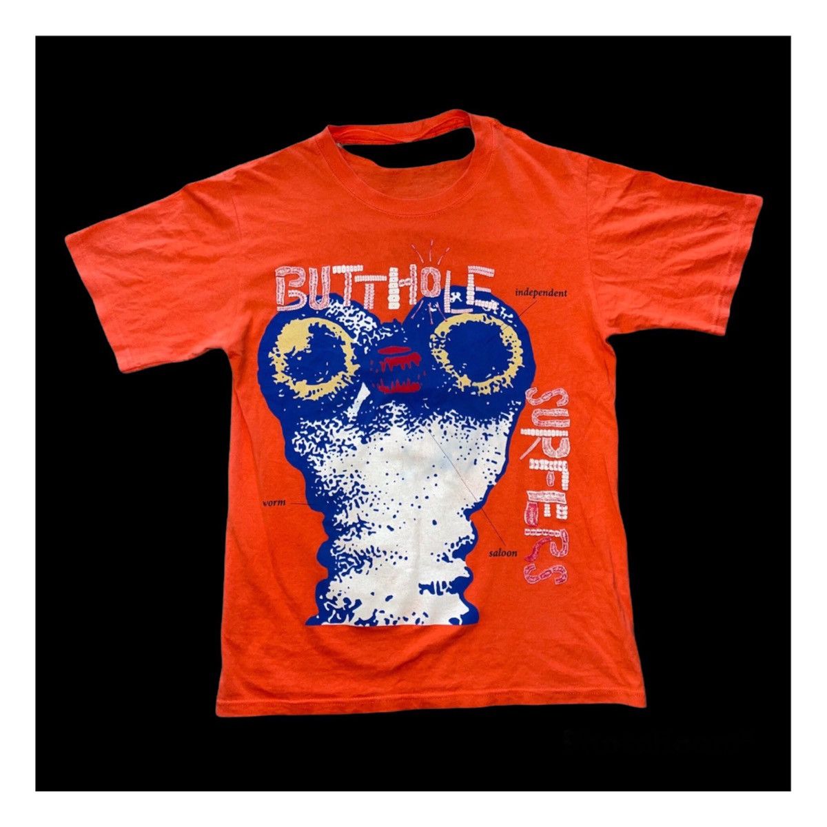 Band Tees Vtg 90s Butthole Surfers Independent Worm Saloon Tour Tees Size US S / EU 44-46 / 1 - 7 Thumbnail