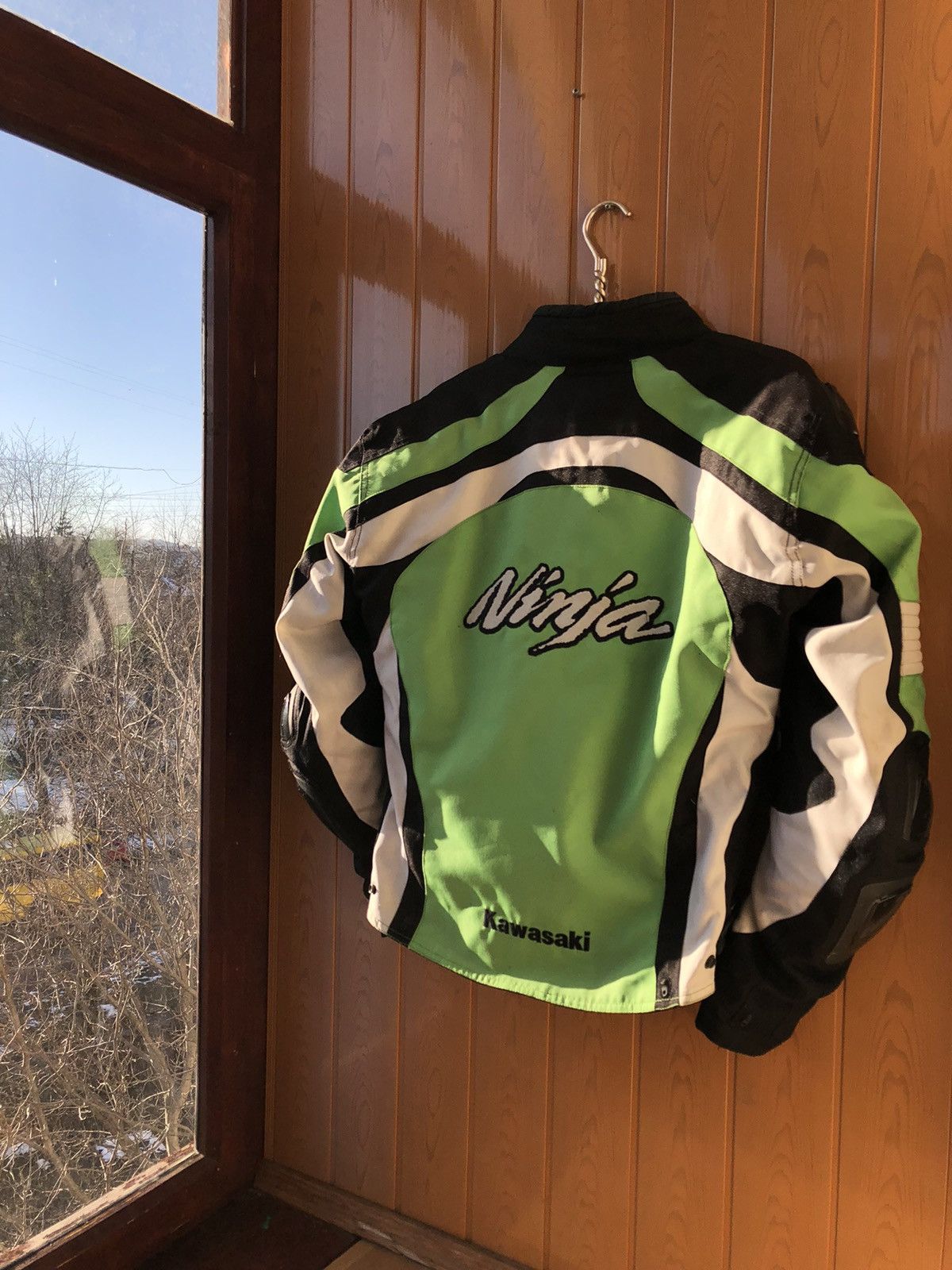 Veste Moto En Cuir De Vachette Kawasaki Ninja - Protection Amovible - Tailles XS à 5XL - Neuve Avec étiquettes