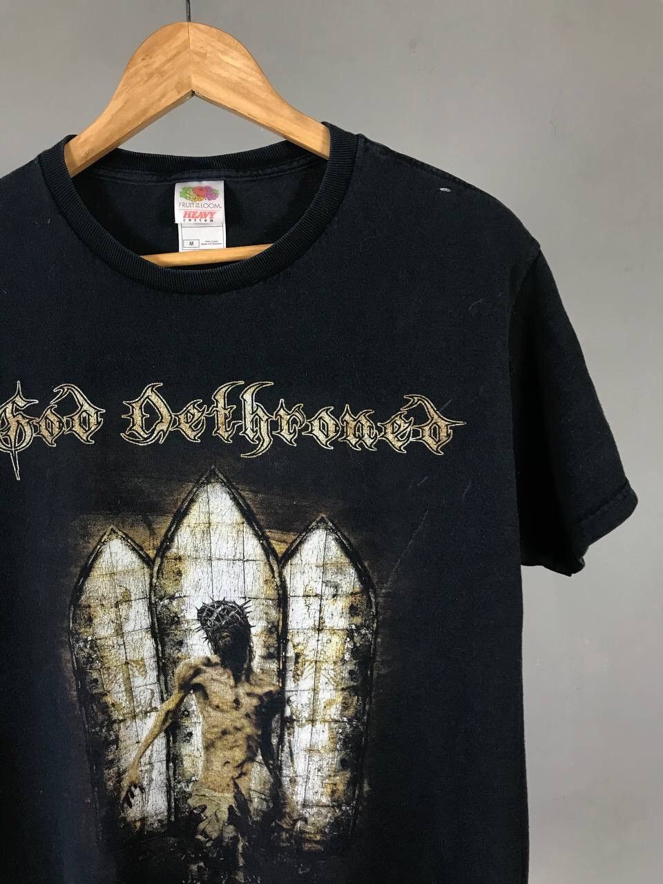 Band Tees × Vintage God Dethroned vintage rock band metal tee Size US M / EU 48-50 / 2 - 2 Thumbnail