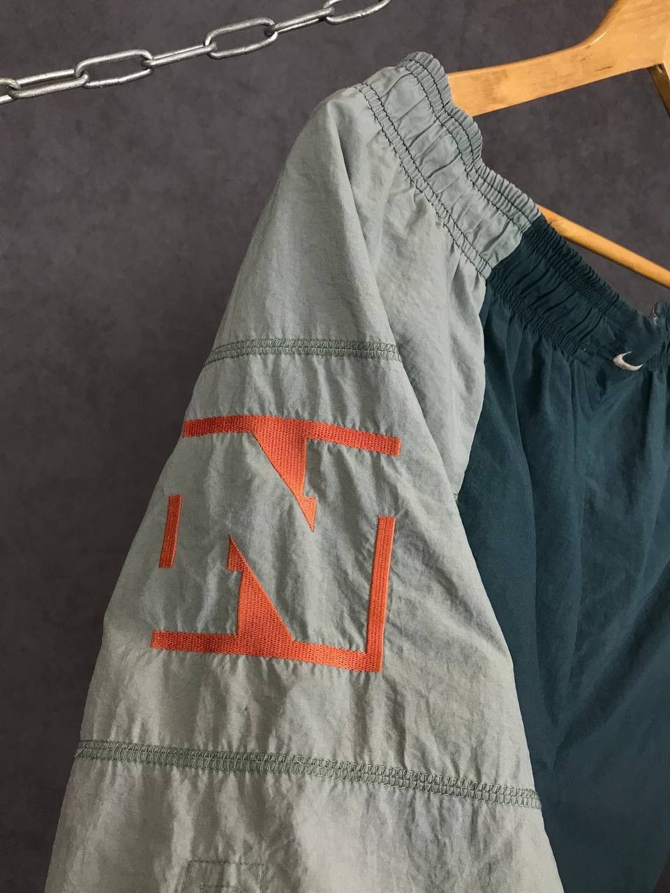 Nike Nike swoosh streetwear vintage multilogo nylon shorts Size US 36 / EU 52 - 3 Thumbnail