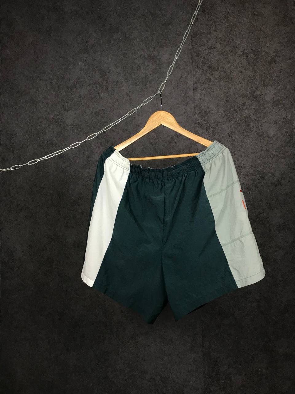 Nike Nike swoosh streetwear vintage multilogo nylon shorts Size US 36 / EU 52 - 6 Thumbnail