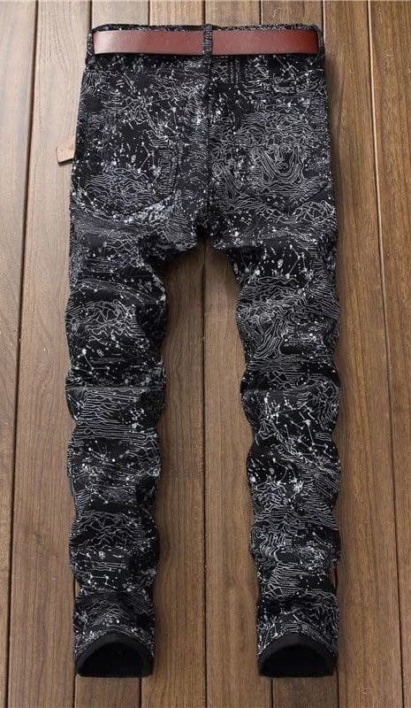 Vintage Custom Denim Skinny Jeans Size US 34 / EU 50 - 2 Thumbnail