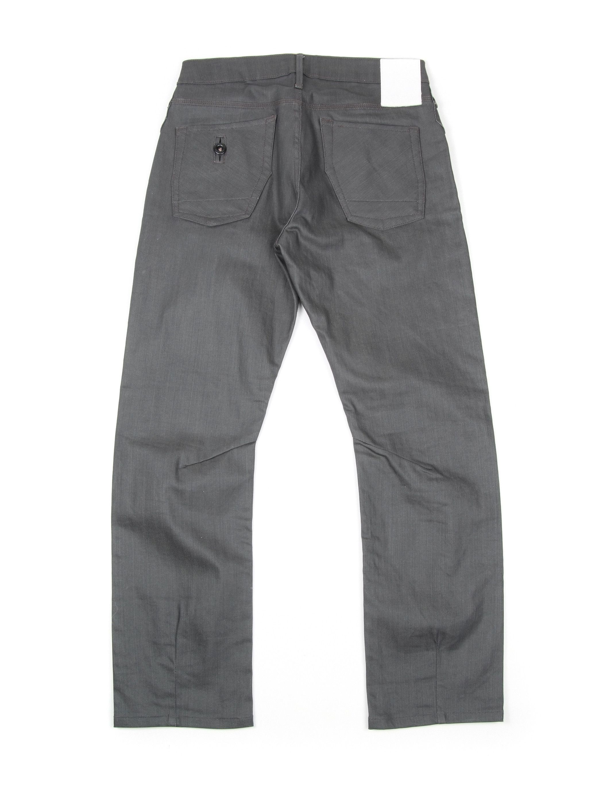 DENHAM Denham Cutter Gray Waxed Jeans W30 L32 Size US 30 / EU 46 - 2 Thumbnail