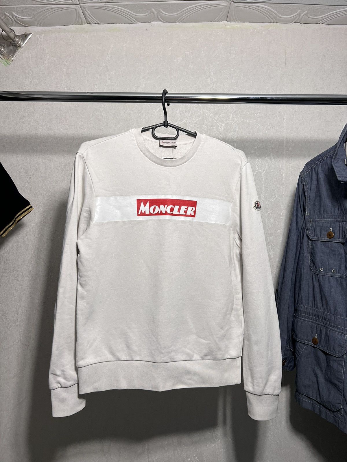 Moncler Moncler Maglia Sweatshirt Girocollo Logo | Grailed