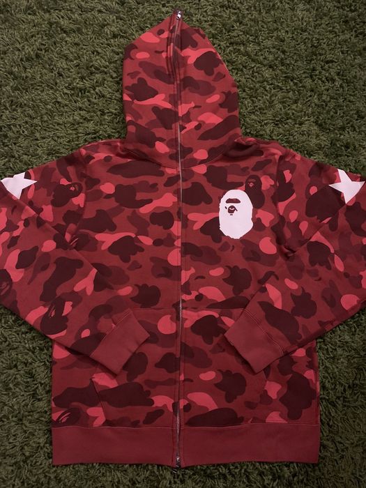 Red bape jumper hot sale