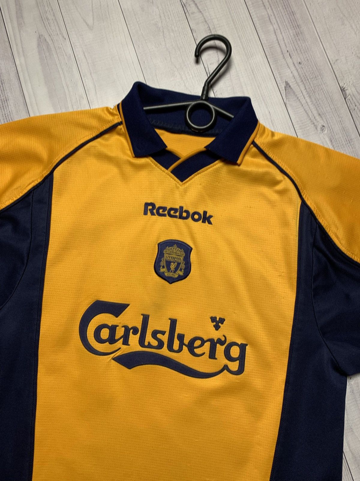 Reebok Vintage Liverpool soccer jersey orange rare size Xs Size US XS / EU 42 / 0 - 2 Thumbnail