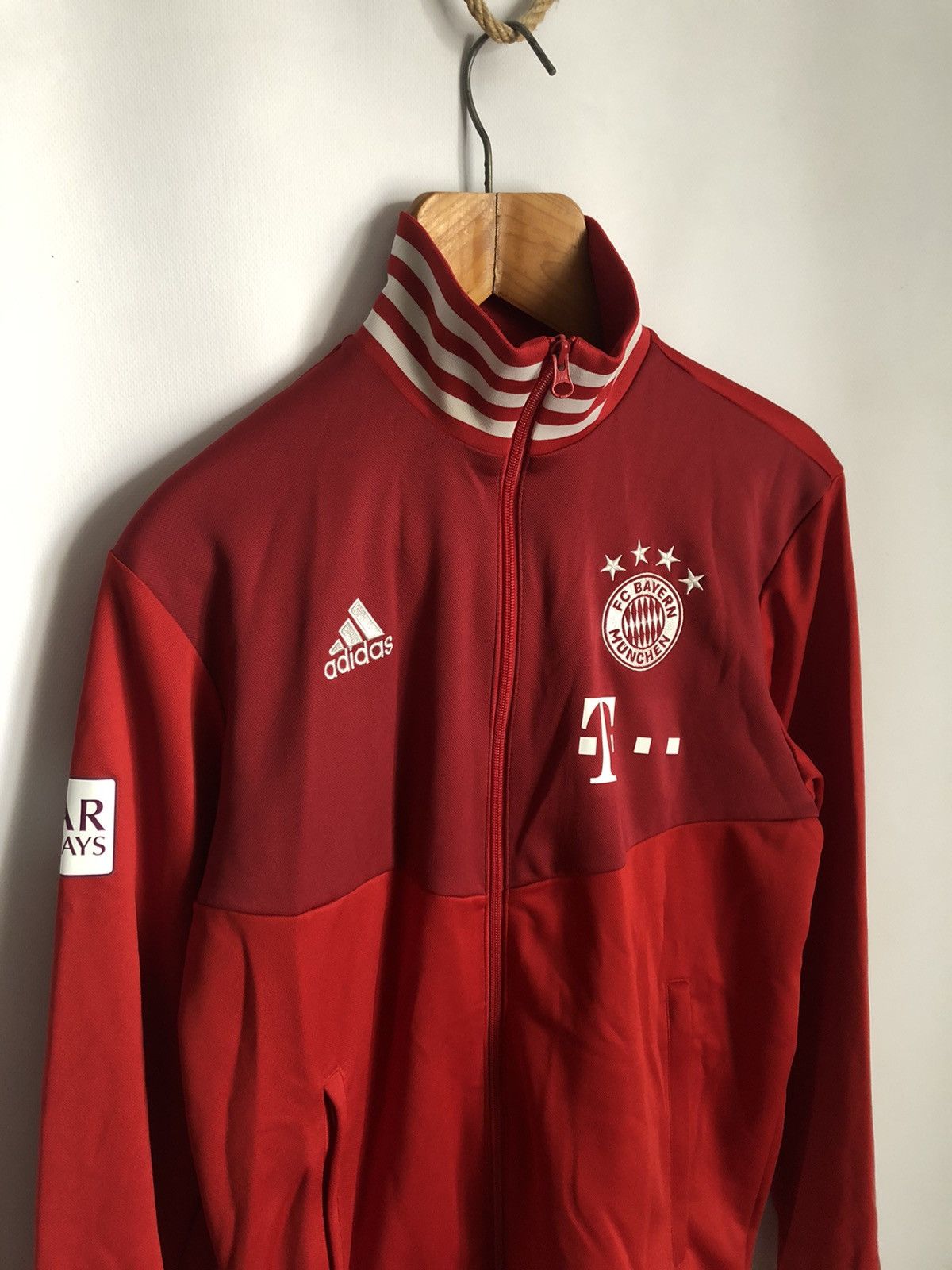 Adidas Adidas FC Bayern Munich Track Jacket 2018 Size US M / EU 48-50 / 2 - 2 Thumbnail