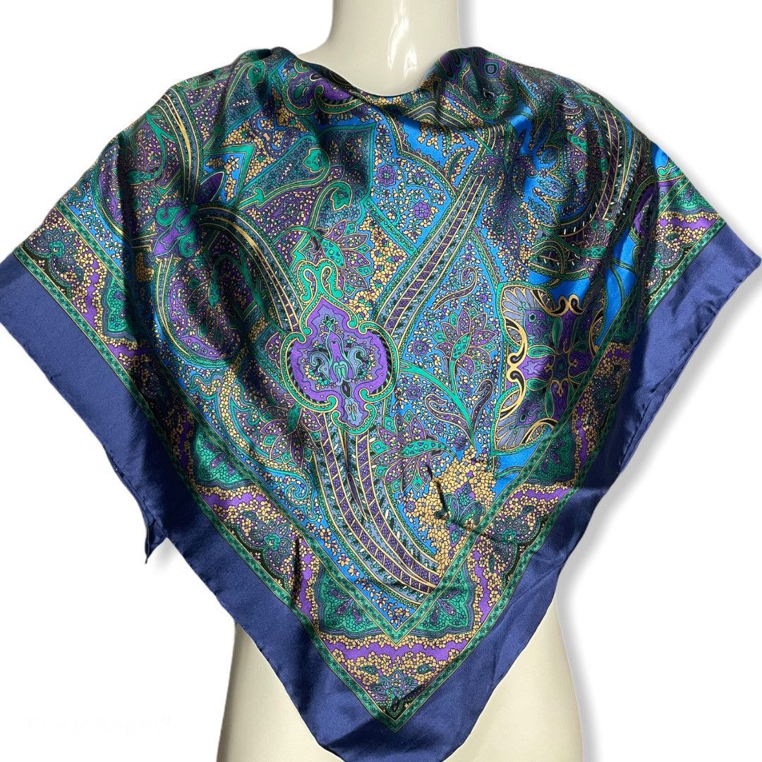 Japanese Brand × Other Paisley Silk scarf Size ONE SIZE - 1 Thumbnail