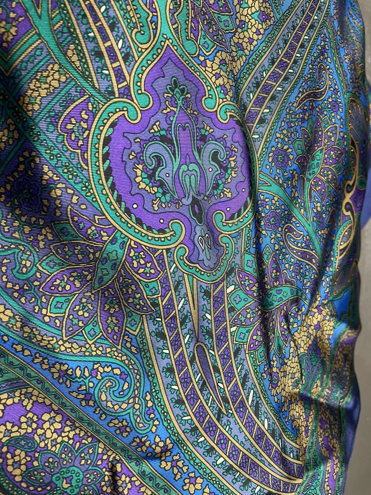 Japanese Brand × Other Paisley Silk scarf Size ONE SIZE - 2 Thumbnail