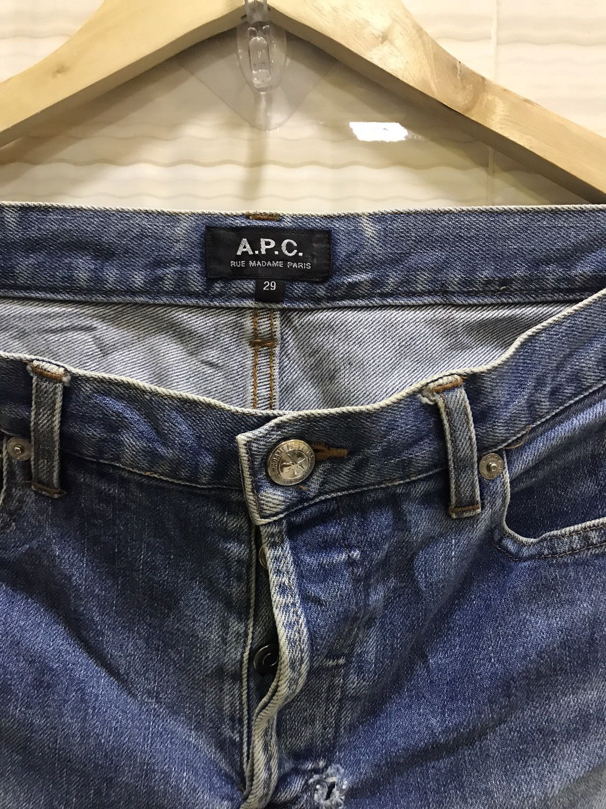 A.P.C. 🔥 A.P.C Denim Pants – Classic French Minimalism Size US 29 - 3 Thumbnail