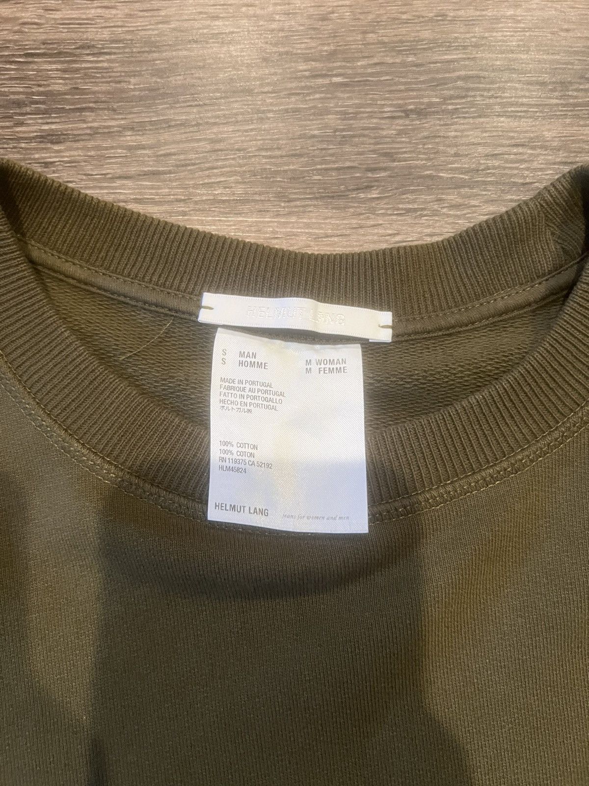 Helmut Lang Helmet Lang Sweatshirt Size US S / EU 44-46 / 1 - 3 Thumbnail